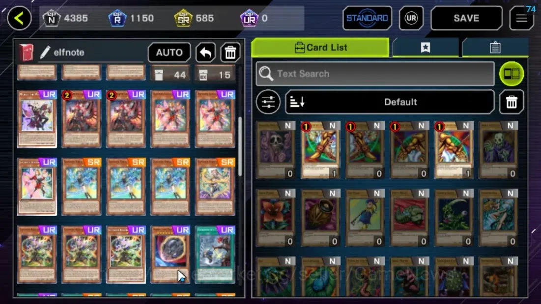 Yu-Gi-Oh! Master Duel Accounts Android|Lv 18 | 19 Deck |yubel fs, elfnote, R:B Ro image 7
