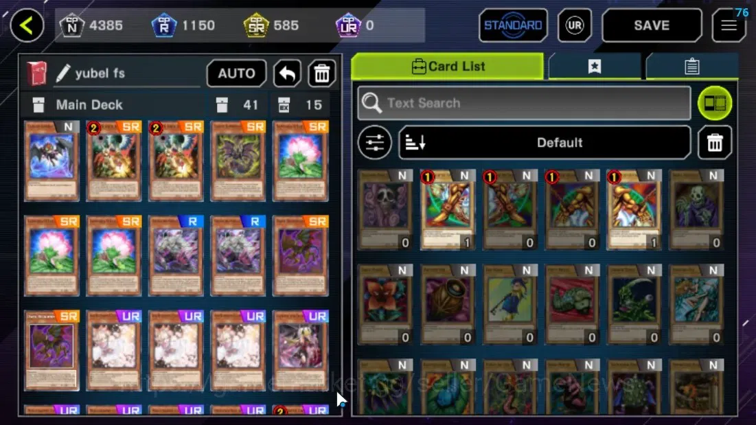 Yu-Gi-Oh! Master Duel Accounts Android|Lv 18 | 19 Deck |yubel fs, elfnote, R:B Ro image 8