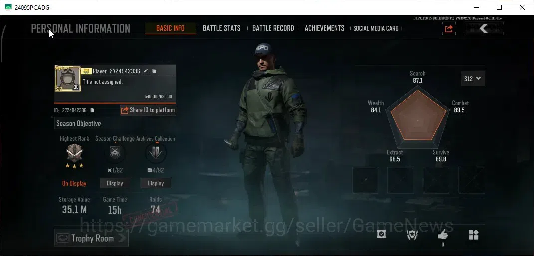 Arena Breakout Accounts MOBILE|Lv30|SV 35M|CV 31M|RS AKM,ET AK-74N,QS AKS- image 2
