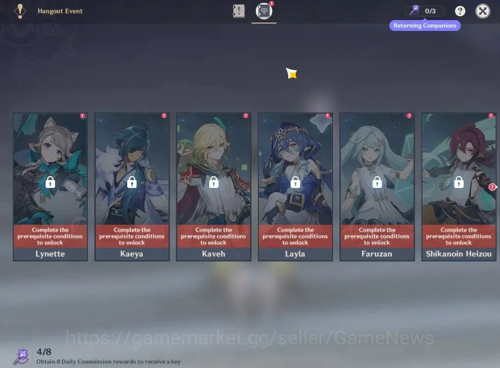 Genshin Impact Accounts ASIA|AR30|Starter|1Limited+20(*4Character)|Nefer,J image 13