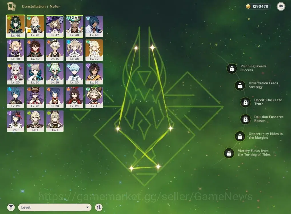 Genshin Impact Accounts ASIA|AR30|Starter|1Limited+20(*4Character)|Nefer,J image 3