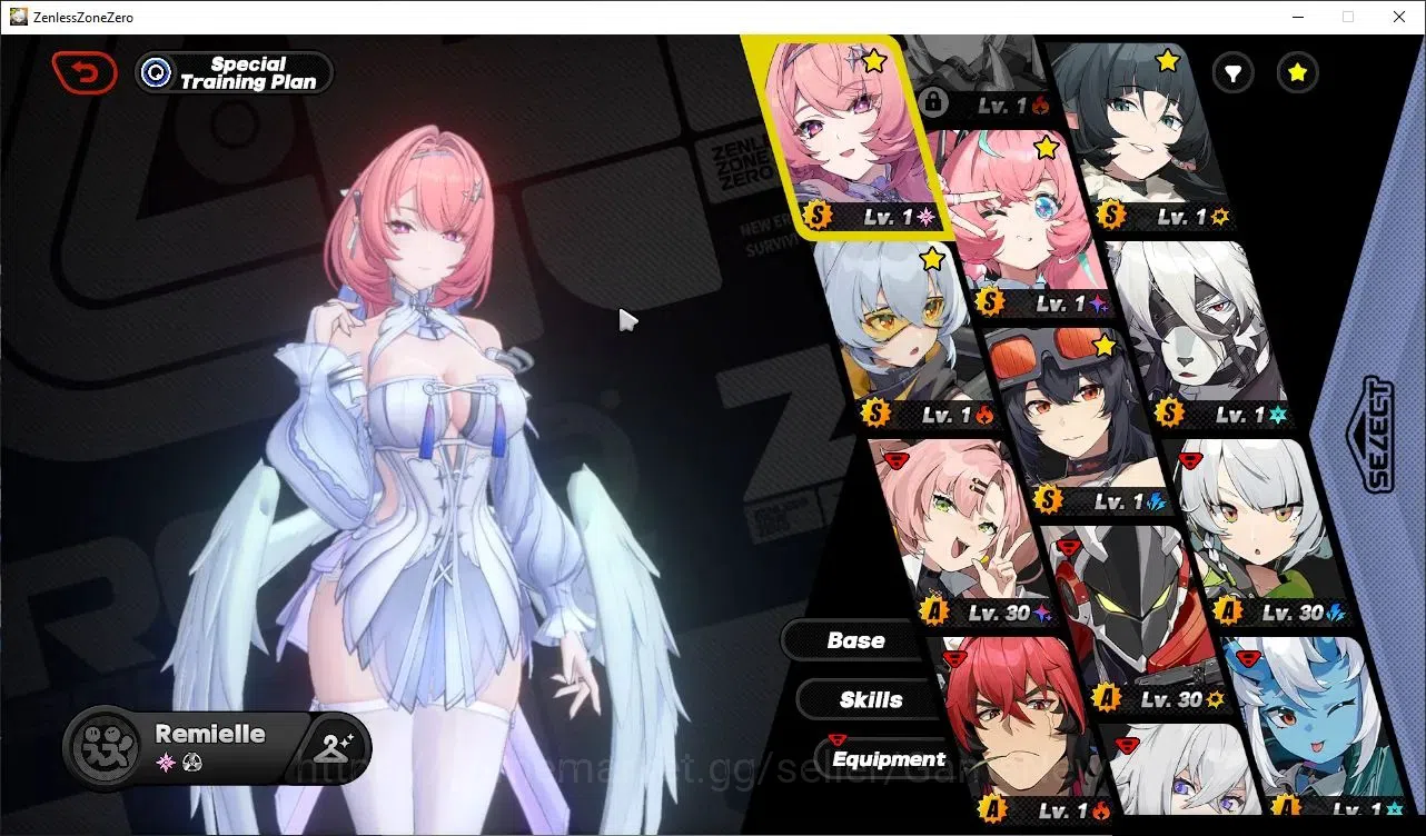 Zenless Zone Zero Accounts Starter NA|IK 44|S1 CH5|3 Limited (Remielle Dan,Jane Doe)+Sign Aria +3 STD 1