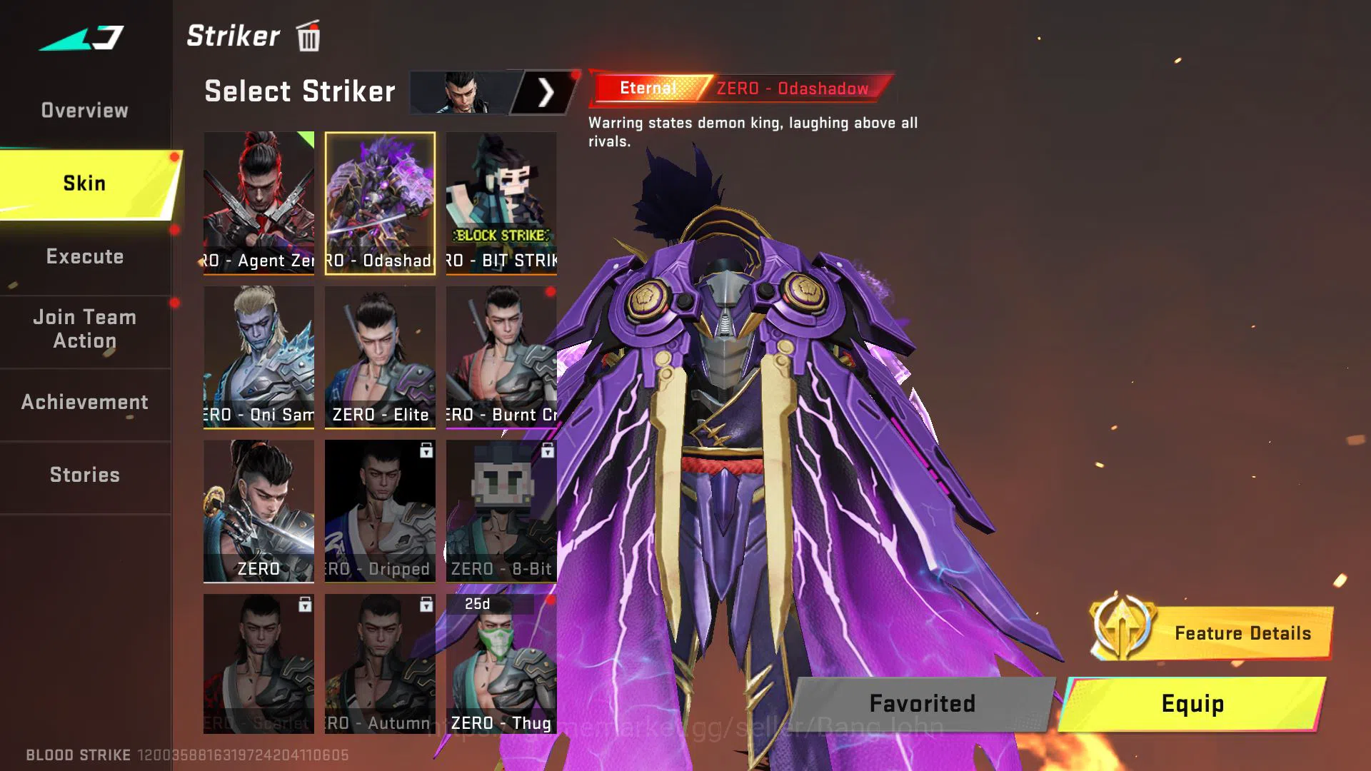 Blood Strike Accounts [ASIA] WHALE ACC | EVO Pivot | 3 ETERNAL GUNS | ET image 3