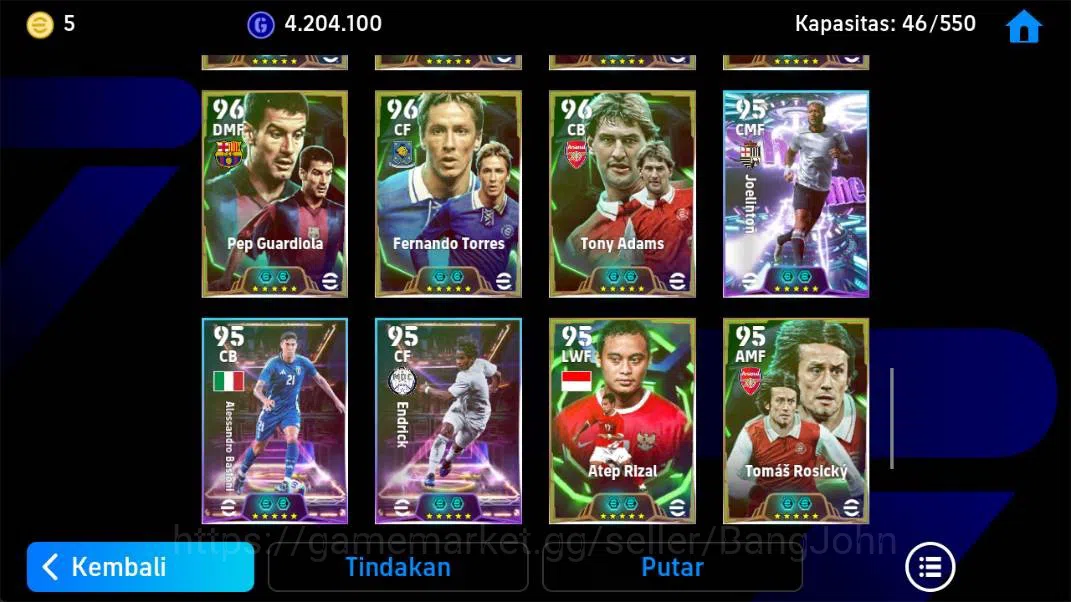 eFootball Accounts Android | power 3225, suarez MSN, thuram epic, piq image 8