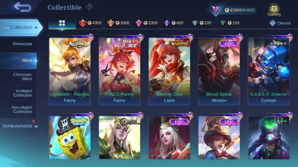 Mobile Legends: Bang Bang Accounts Global | Hero 101| Skin 247| Renowned | Asp Lesley image 11
