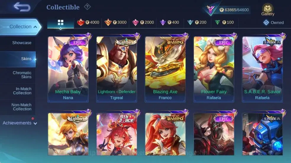 Mobile Legends: Bang Bang Accounts Global | Hero 101| Skin 247| Renowned | Asp Lesley image 12