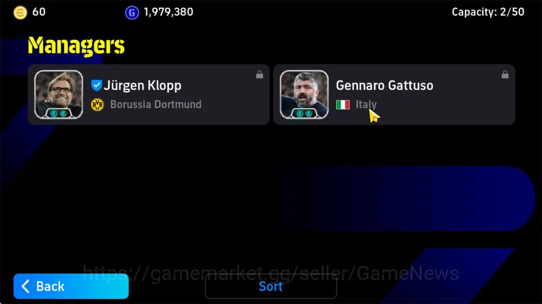 eFootball Accounts Starter Mobile| Raul,G Batistuta,EL-Hadji Diouf (Phenom Finish) Michael Olise,(Blitz Curler) Dirk 3