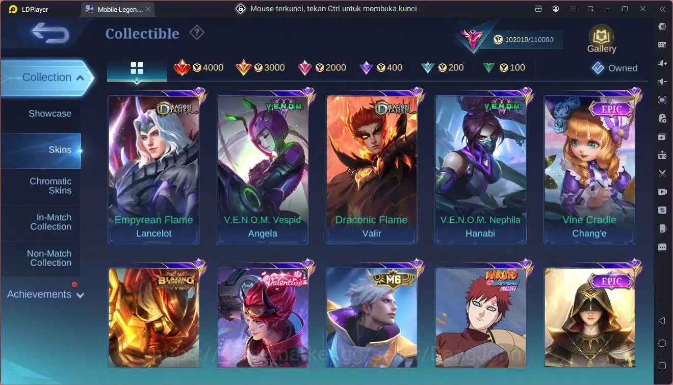 Mobile Legends: Bang Bang Accounts Global |Hero 133|Skin 312|Exalted|Legend Franco|JJ image 15