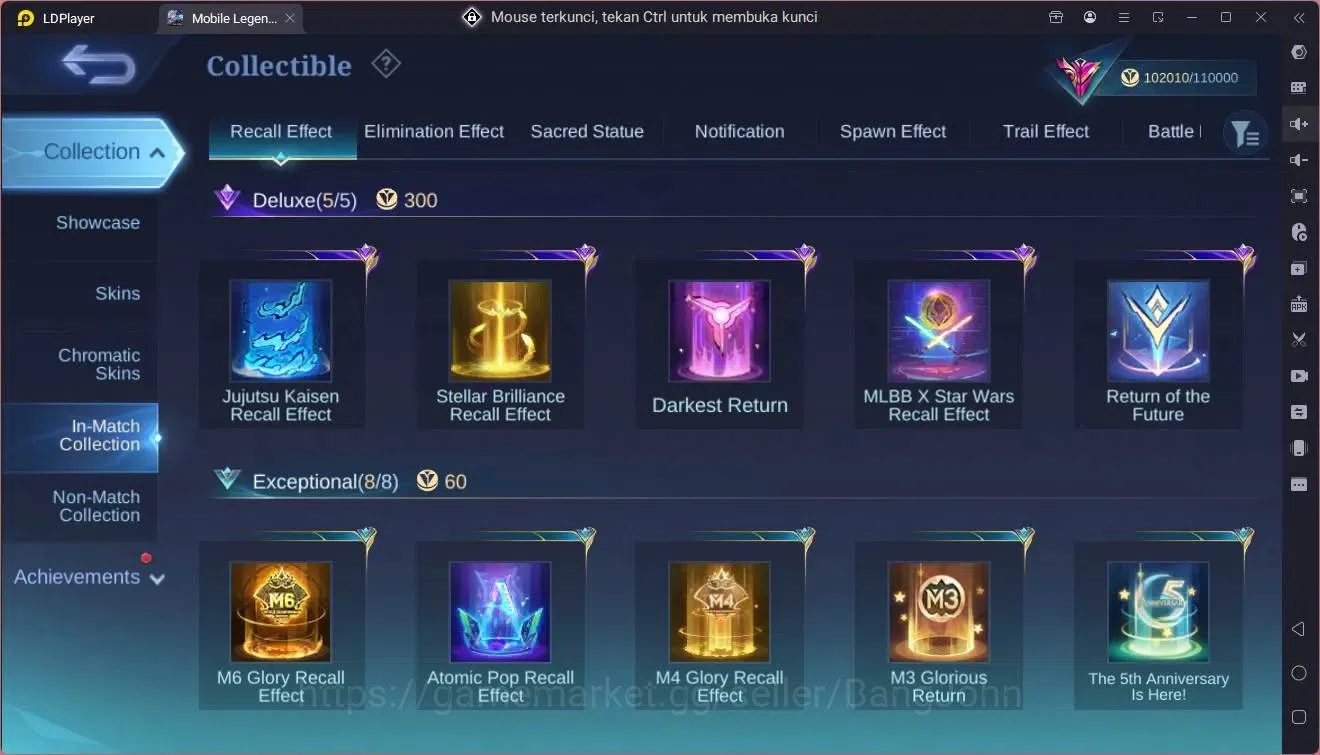 Mobile Legends: Bang Bang Accounts Global |Hero 133|Skin 312|Exalted|Legend Franco|JJ image 19