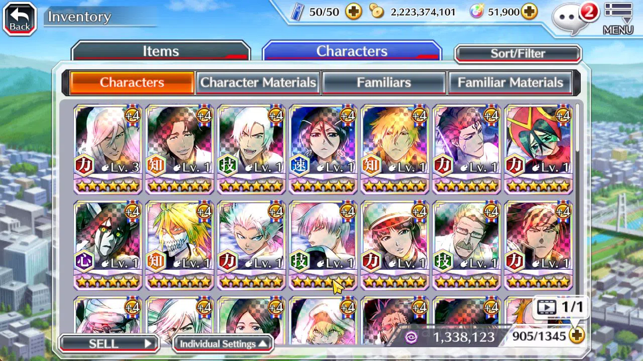 Bleach: Brave Souls Accounts Mid-Tier GLOBAL 51K Orb|TYBW25 Jushiro,Rukia,Ichigo 10Th Aniv,SoulRaper(Shunsui,Jushiro),Aizen 2
