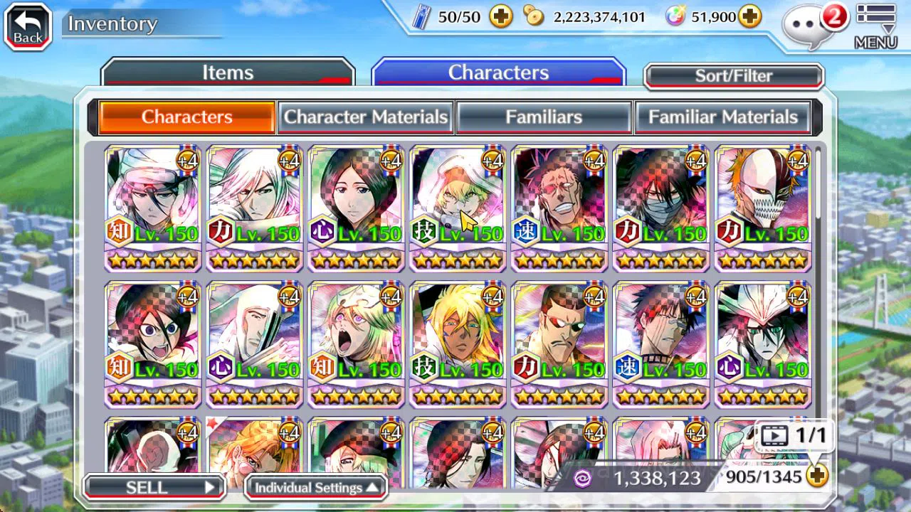 Bleach: Brave Souls Accounts Mid-Tier GLOBAL 51K Orb|TYBW25 Jushiro,Rukia,Ichigo 10Th Aniv,SoulRaper(Shunsui,Jushiro),Aizen 6