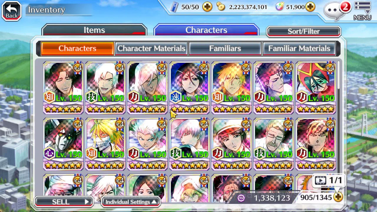 Bleach: Brave Souls Accounts Mid-Tier GLOBAL 51K Orb|TYBW25 Jushiro,Rukia,Ichigo 10Th Aniv,SoulRaper(Shunsui,Jushiro),Aizen 8