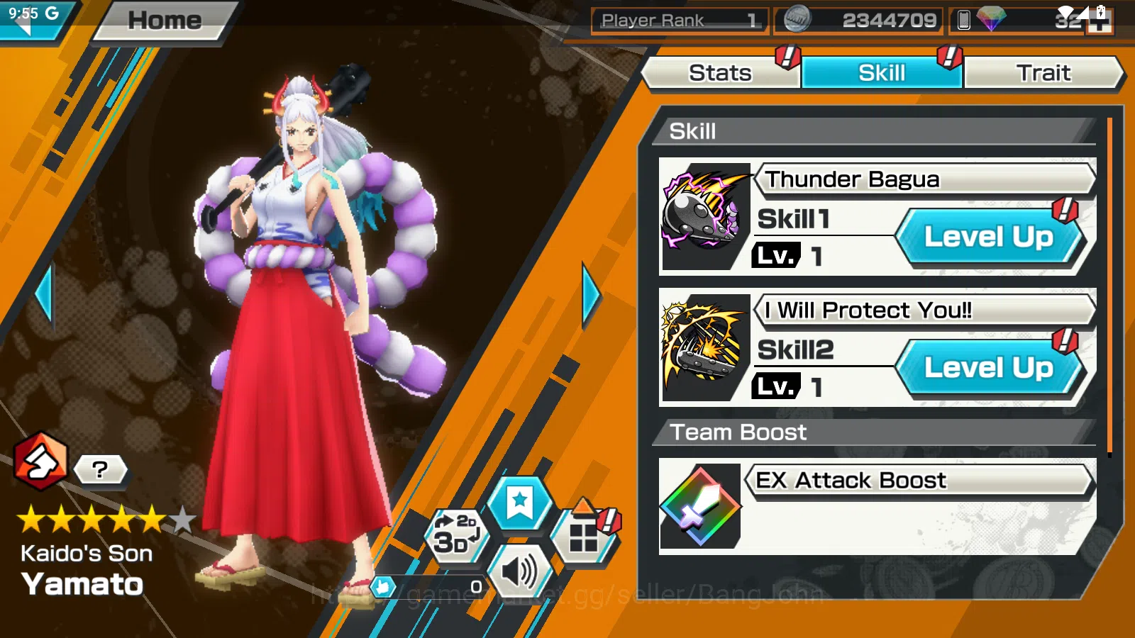 One Piece Bounty Rush Accounts Global | 3EX | 4emperor Teach,BB Kuzan,Kaido Son Y image 3