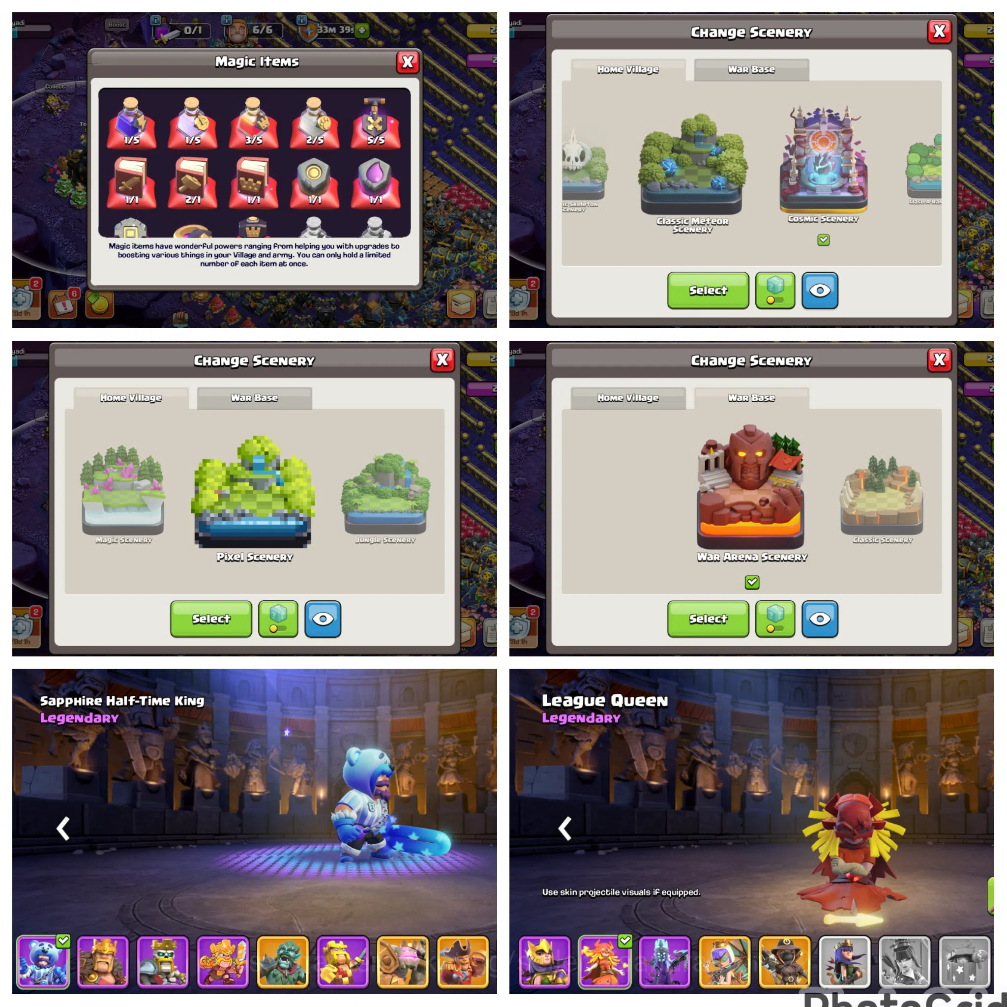 Clash of Clans Accounts High-End SUPER DISCONT TH 17 LVL 239 BASE FULLYMAX EXCEPT TROPS|BH FULLYMAX|EPIC MANY MAX|2 HELPER 3