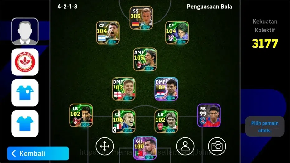 eFootball Accounts Legends & Iconic Players Mobile|PW3177|New 1
