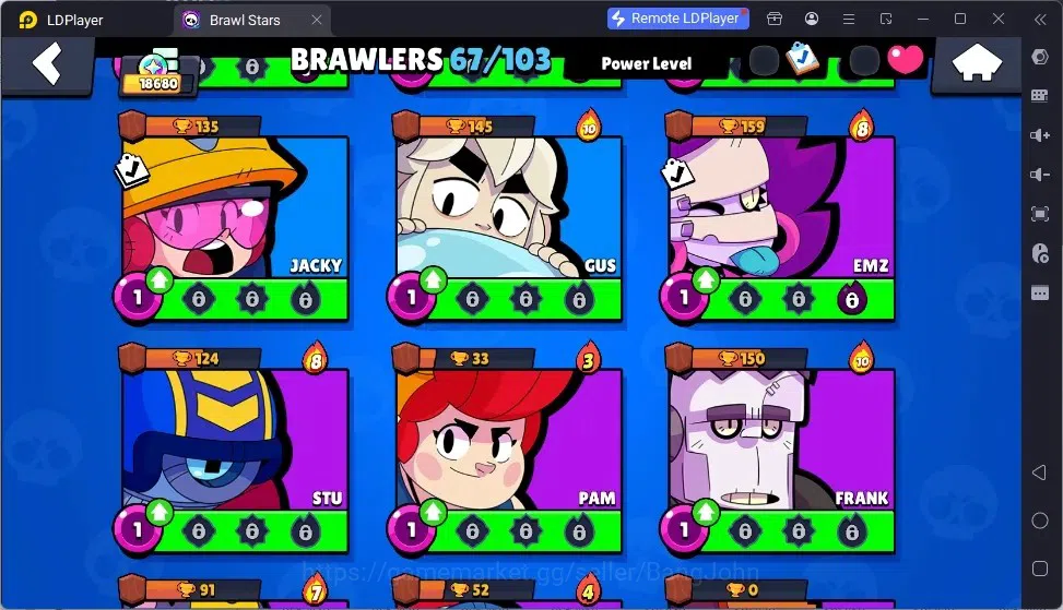 Brawl Stars Accounts Global | 18680 | 67 Brawler | 8 Hypercharge | 10 B image 10