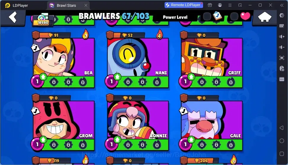 Brawl Stars Accounts Global | 18680 | 67 Brawler | 8 Hypercharge | 10 B image 11