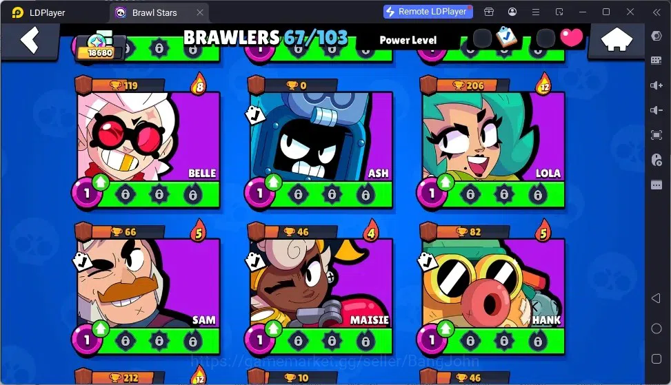 Brawl Stars Accounts Global | 18680 | 67 Brawler | 8 Hypercharge | 10 B image 12