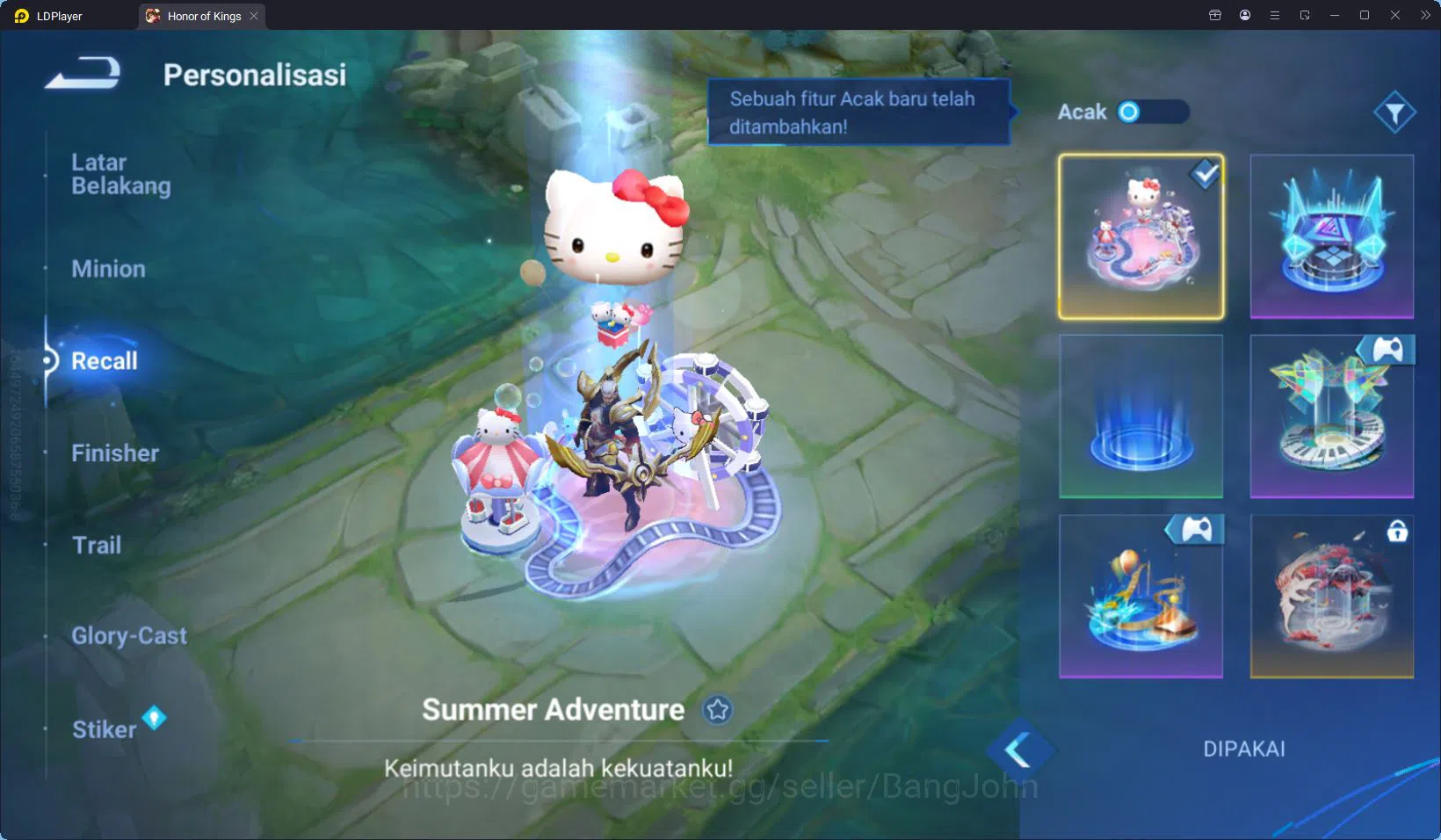 Honor of Kings Accounts HOK Global 62H 40S | LGD Lady Sun | SXD Hou Yi | P image 9