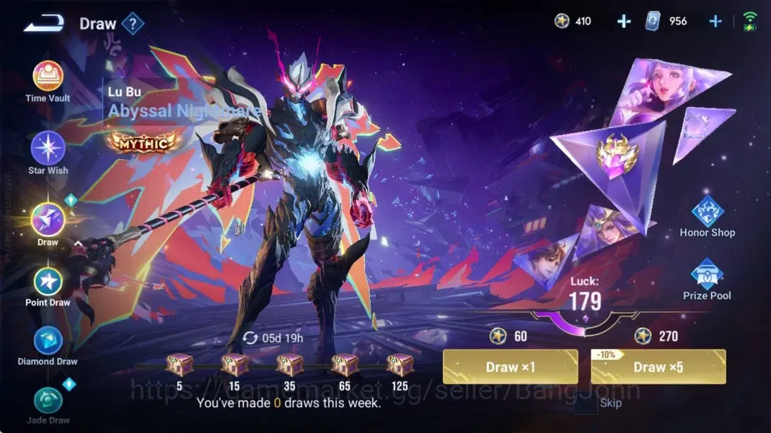 Honor of Kings Accounts Global |112H 205S|5 Legend[Lam,Allain,Sun Ce,Wukon image 13