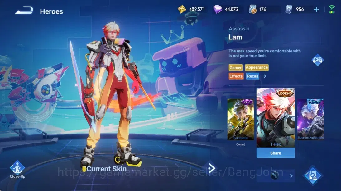 Honor of Kings Accounts Global |112H 205S|5 Legend[Lam,Allain,Sun Ce,Wukon image 3