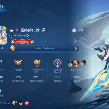 Honor of Kings Rare Skin Global |112H 205S|5 Legend[Lam,Allain,Sun Ce,Wukon image 1