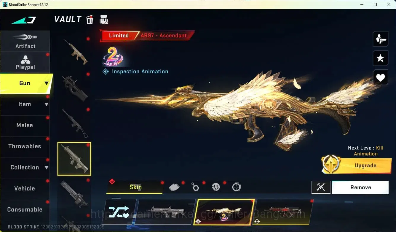 Blood Strike Accounts ASIA | L50 Master IV|Eternal DEagle|1 Limited Mele image 12
