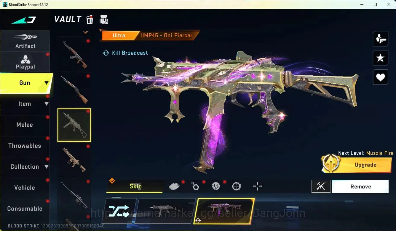 Blood Strike Accounts ASIA | L50 Master IV|Eternal DEagle|1 Limited Mele image 16