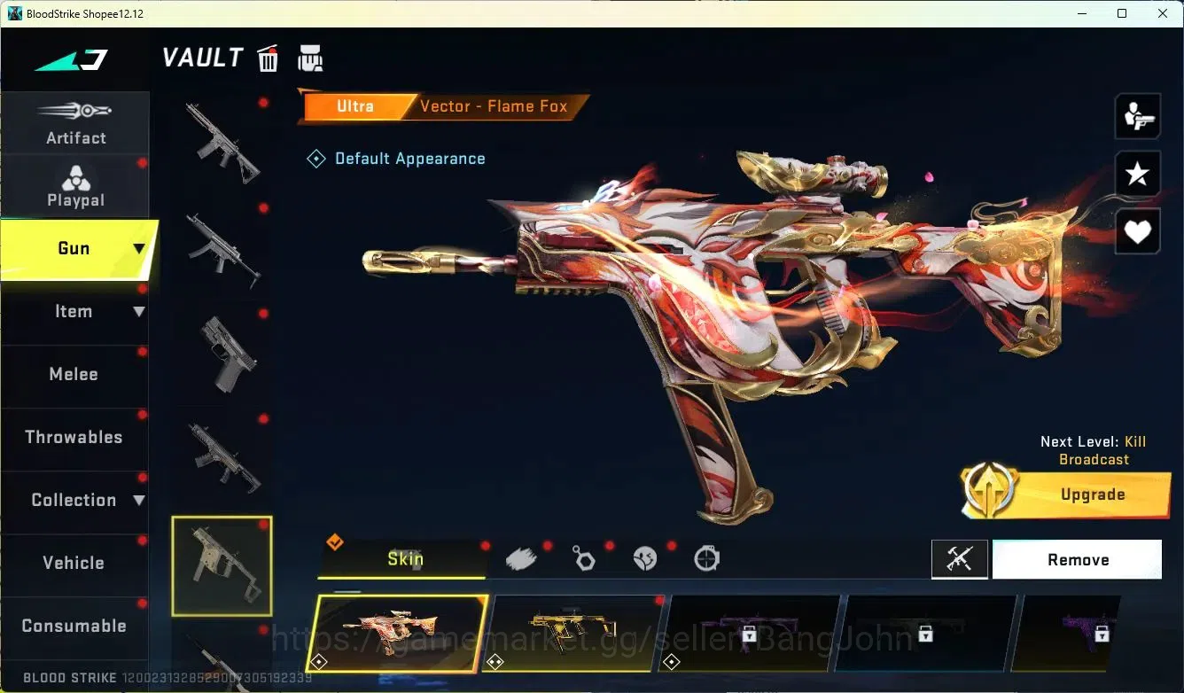 Blood Strike Accounts ASIA | L50 Master IV|Eternal DEagle|1 Limited Mele image 5