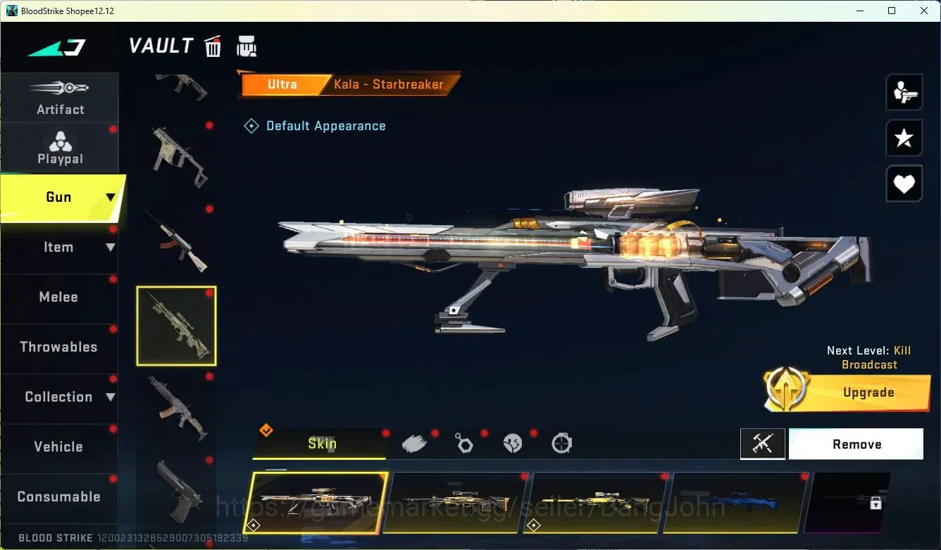 Blood Strike Accounts ASIA | L50 Master IV|Eternal DEagle|1 Limited Mele image 7