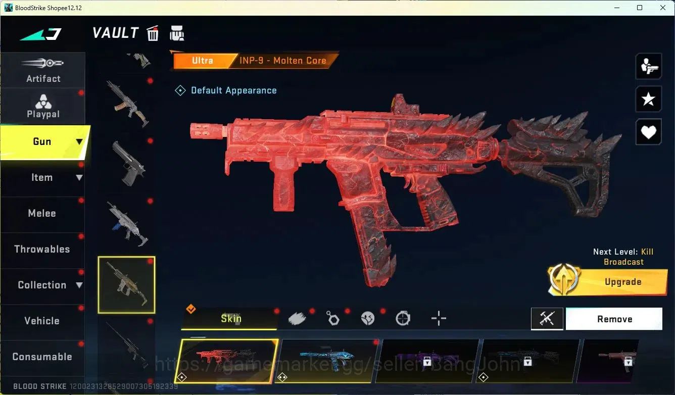 Blood Strike Accounts ASIA | L50 Master IV|Eternal DEagle|1 Limited Mele image 9