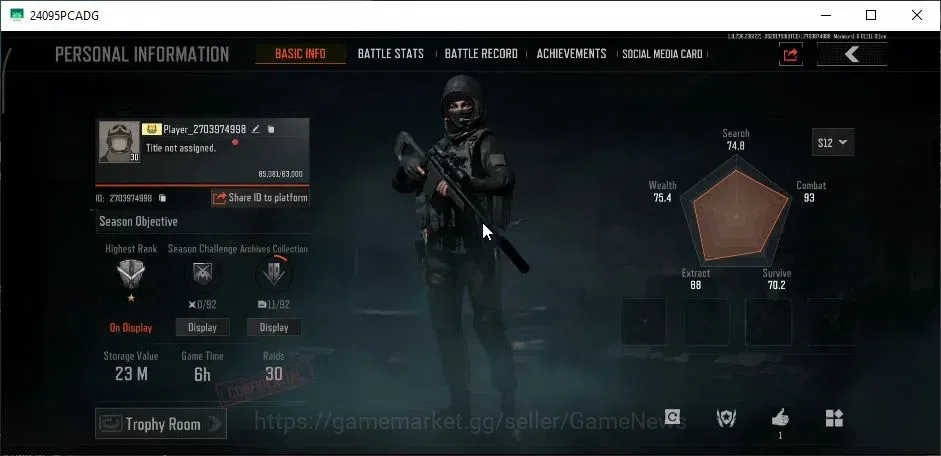 Arena Breakout Accounts MOBILE Lvl 30|SV 23M|CV 20M|3 Set|AK12 GM,AR57 WP, image 2