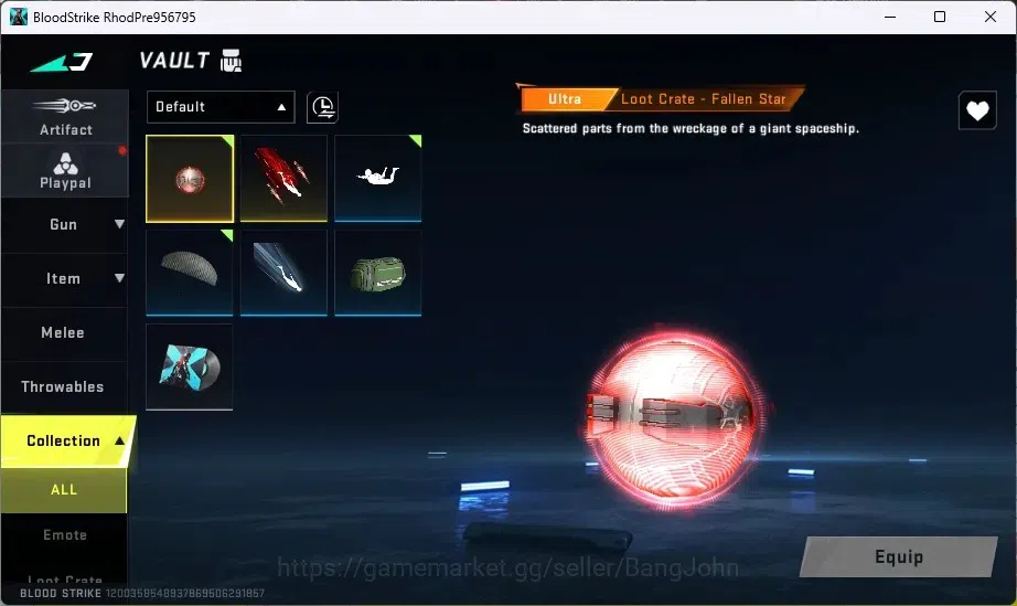 Blood Strike Accounts ASIA | 1 ULTRA MELEE: Lightblade - Dark Force |2 L image 7