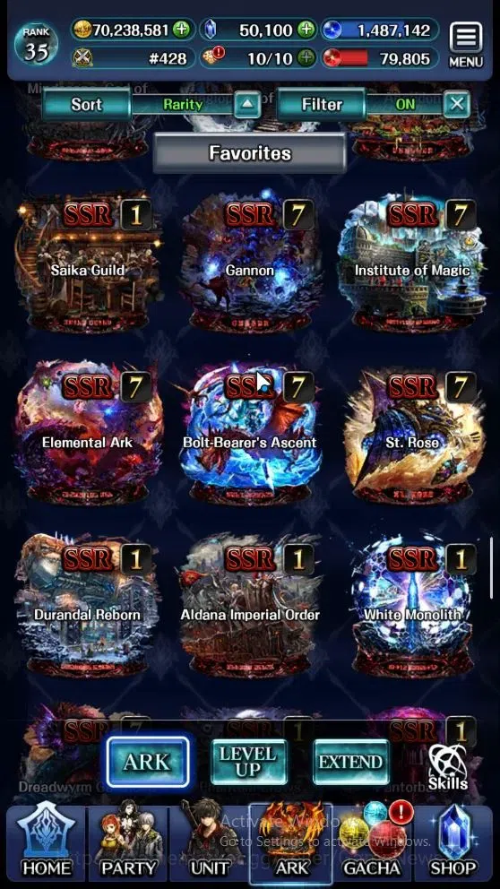 Last Cloudia Accounts Mid‑Game GLOBAL|Rank 35|50k Crys|Collab (Tilith,Vargas,Oracle)+(SM Sera,DL Karma,DG Jade,DL 16