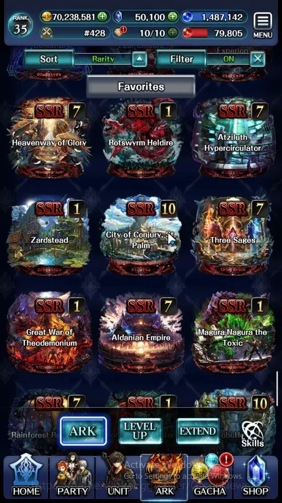 Last Cloudia Accounts Mid‑Game GLOBAL|Rank 35|50k Crys|Collab (Tilith,Vargas,Oracle)+(SM Sera,DL Karma,DG Jade,DL 18