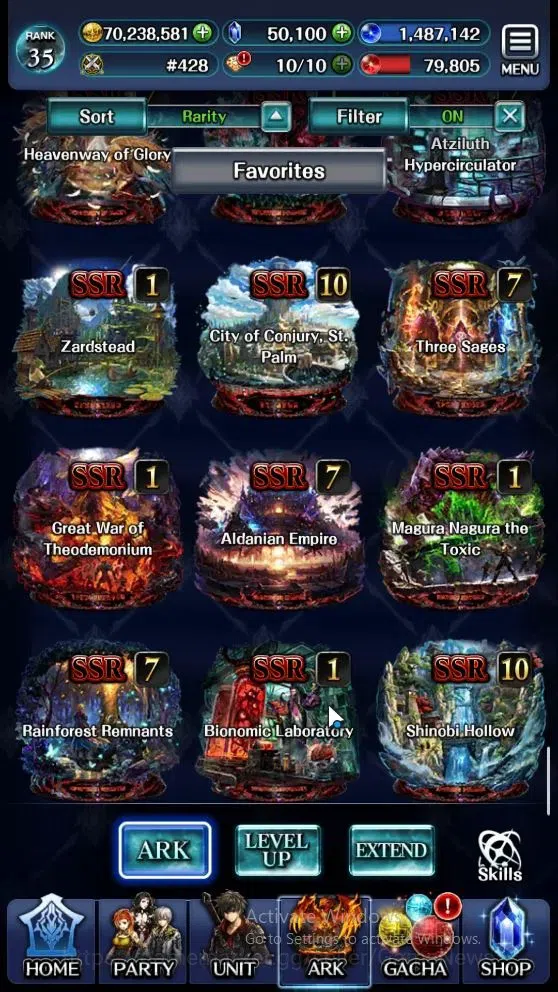 Last Cloudia Accounts Mid‑Game GLOBAL|Rank 35|50k Crys|Collab (Tilith,Vargas,Oracle)+(SM Sera,DL Karma,DG Jade,DL 19