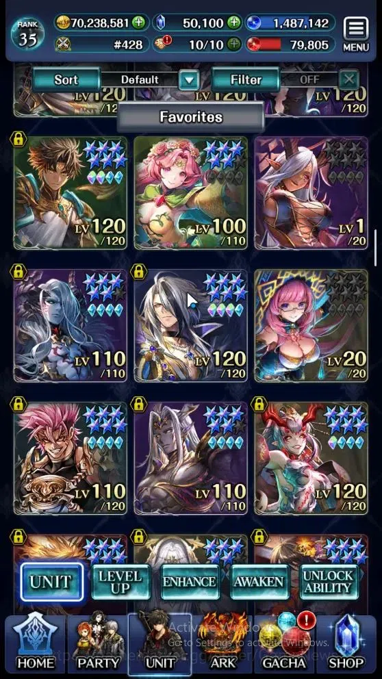 Last Cloudia Accounts Mid‑Game GLOBAL|Rank 35|50k Crys|Collab (Tilith,Vargas,Oracle)+(SM Sera,DL Karma,DG Jade,DL 3