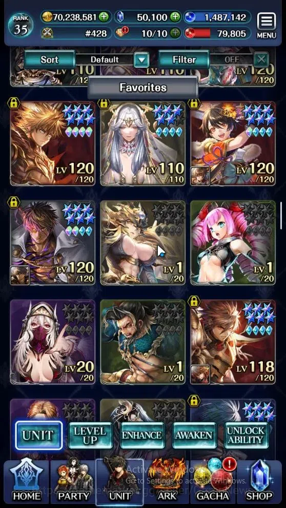 Last Cloudia Accounts Mid‑Game GLOBAL|Rank 35|50k Crys|Collab (Tilith,Vargas,Oracle)+(SM Sera,DL Karma,DG Jade,DL 4