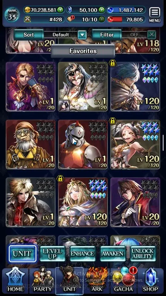 Last Cloudia Accounts Mid‑Game GLOBAL|Rank 35|50k Crys|Collab (Tilith,Vargas,Oracle)+(SM Sera,DL Karma,DG Jade,DL 5