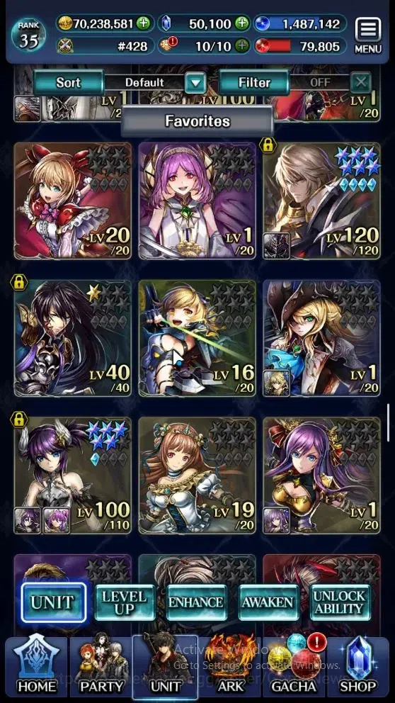 Last Cloudia Accounts Mid‑Game GLOBAL|Rank 35|50k Crys|Collab (Tilith,Vargas,Oracle)+(SM Sera,DL Karma,DG Jade,DL 7