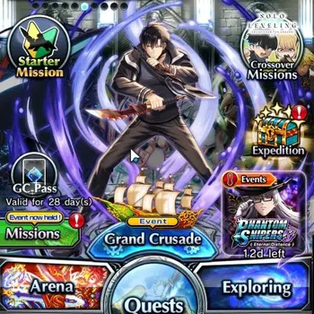 Grand Summoners Accounts End-Game GLOBAL|Rank 50|8 Ascend+4 TW|(Igris,War Hero Fen,Reimu Hakurei,Sung Jinwo)+TW,Chloe,Cha