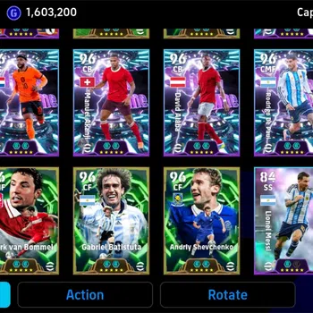 eFootball Accounts Legends & Iconic Players Mobile|PW 3212|Big Time Messi, Alvarez, Kvaratskhelia, Epic Bronckhorst + Suarez