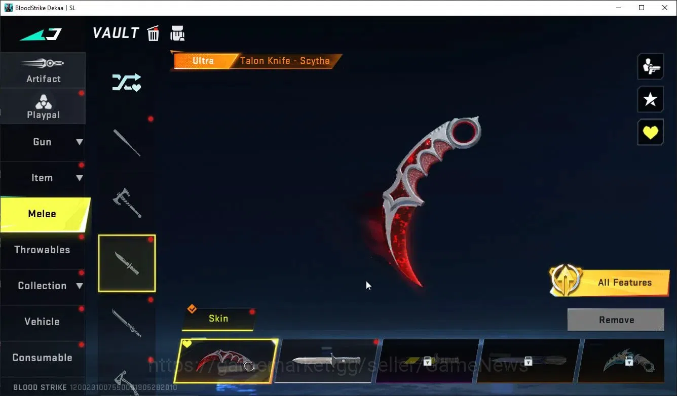 Blood Strike Accounts ASIA|EVO Lv5 M4A1-Tiadraco,SCAR-Stelar+8 ETERNAL V image 16