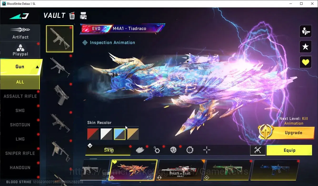 Blood Strike Accounts ASIA|EVO Lv5 M4A1-Tiadraco,SCAR-Stelar+8 ETERNAL V image 19