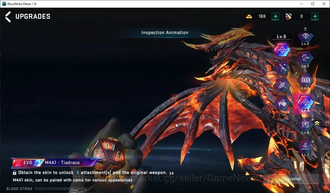 Blood Strike Accounts ASIA|EVO Lv5 M4A1-Tiadraco,SCAR-Stelar+8 ETERNAL V image 20