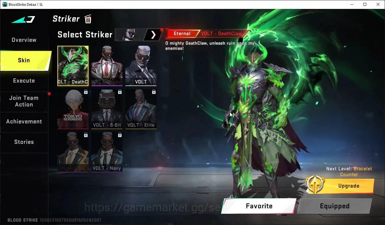 Blood Strike Accounts ASIA|EVO Lv5 M4A1-Tiadraco,SCAR-Stelar+8 ETERNAL V image 3
