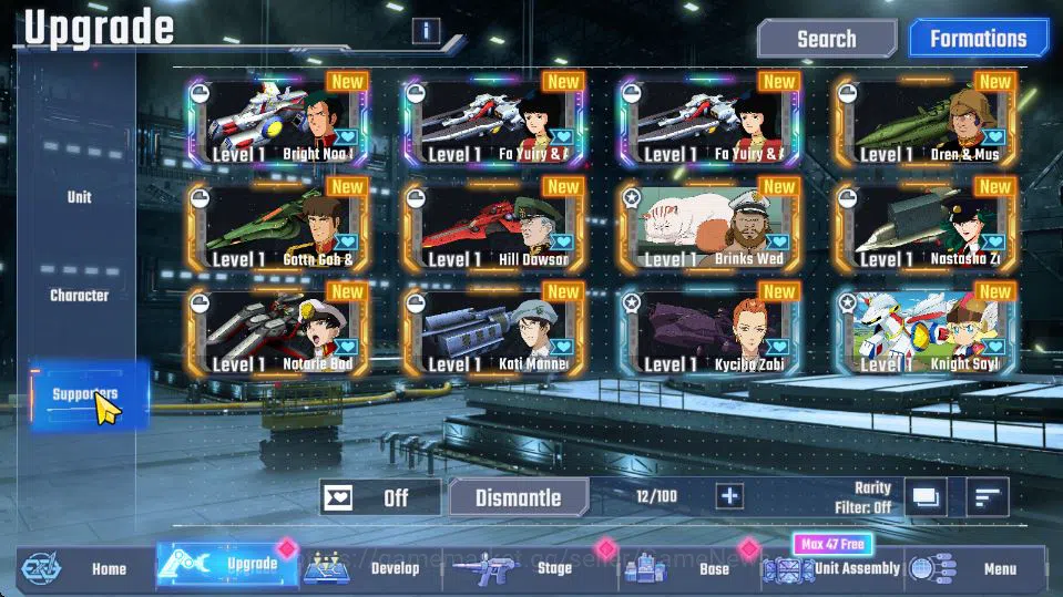 SD Gundam G Generation ETERNAL Accounts [Global]Rank 37|163K DM| 8 UR | Unicorn Destroy,Cr image 2