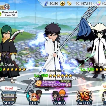 Bleach: Brave Souls Accounts Starter Global |80K BP + 10K Orb + 60M Coins |Fresh All Story| Aaroniero , Ouko, Ulquiorra