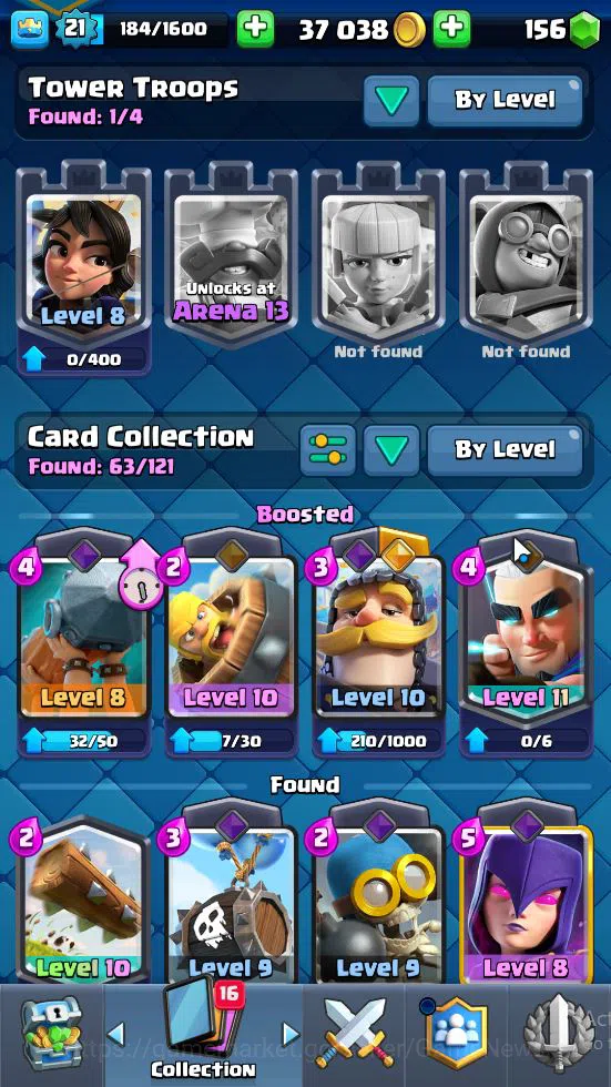 Clash Royale Accounts Lv 21|Trophy 3608|KTL 8|Card 63|1 Hero 2 EVO 2 Leg image 10