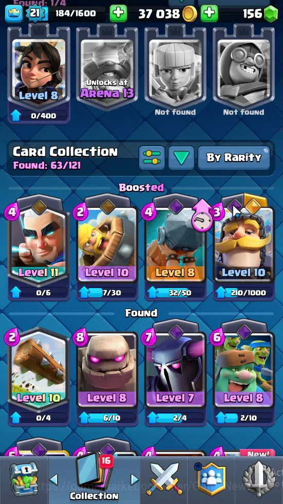 Clash Royale Accounts Lv 21|Trophy 3608|KTL 8|Card 63|1 Hero 2 EVO 2 Leg image 11